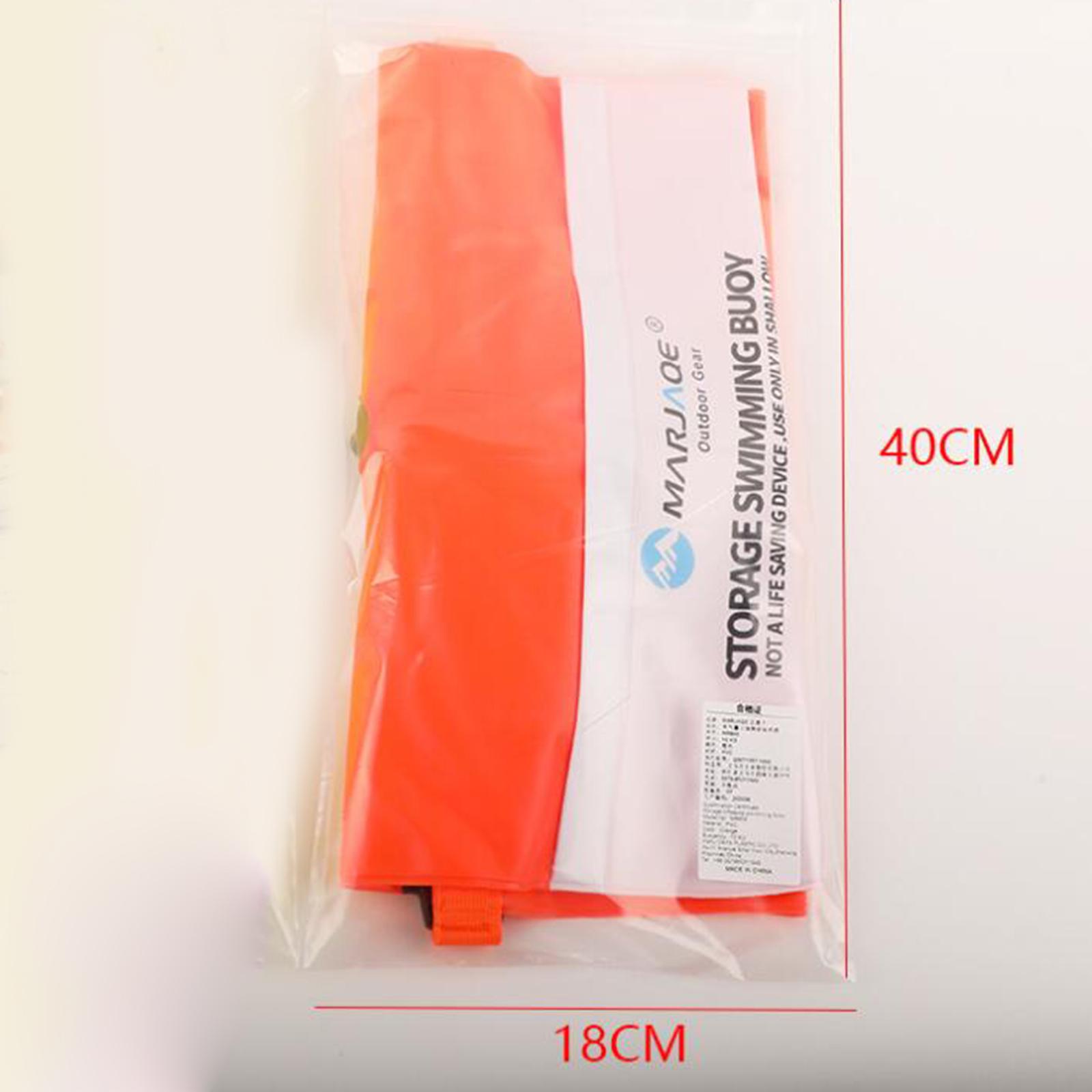 Swim Buoy Open Water - ถุงลอยน้ำแบบเป่าลม 20 ลิตร วัสดุ PVC อุปกรณ์เสริมสำหรับการว่ายน้ำ