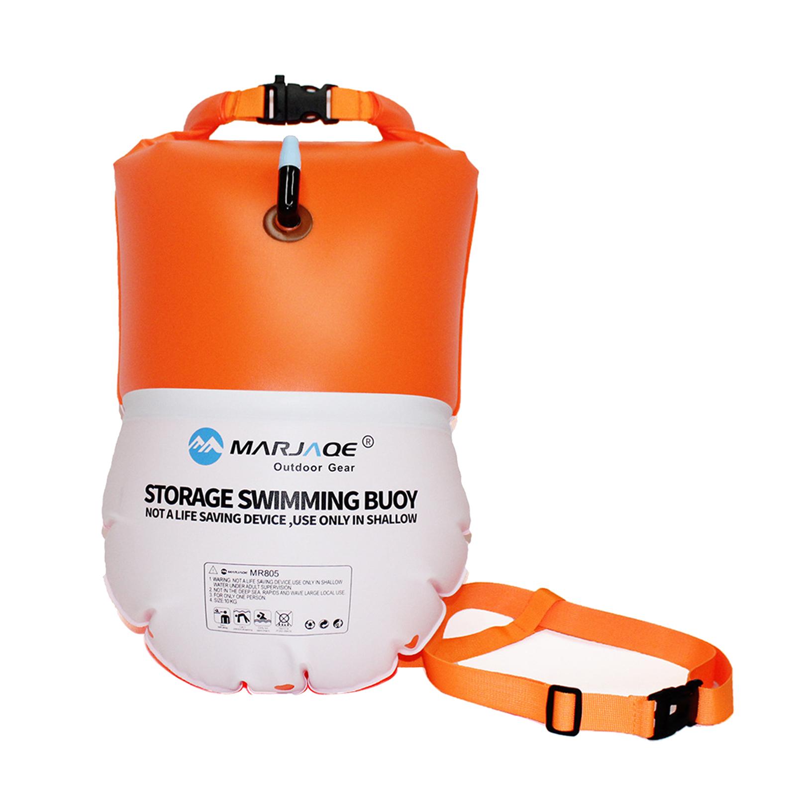 ถุงลอยน้ำแบบเป่าลม 20 ลิตร วัส - Swim Buoy Open Water บทวิจารณ์และราคา