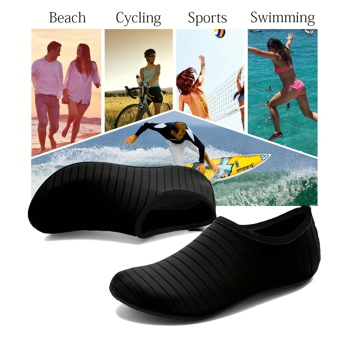 1 คู่รองเท้าน้ำผู้หญิงผู้ชายถุ - Aquatic Sports Shoes บทวิจารณ์และราคา