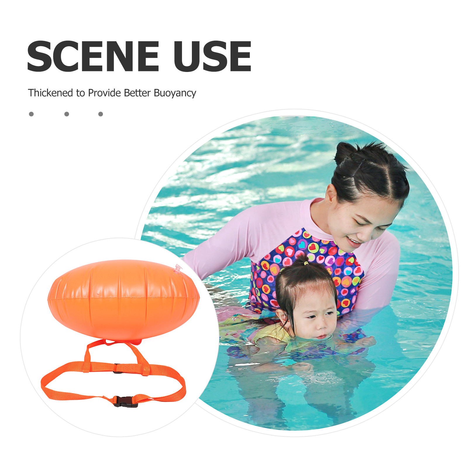 ทุ่นลอยน้ำแบบเป่าลม ดีไซน์สร้า - Swim Buoy Open Water บทวิจารณ์และราคา