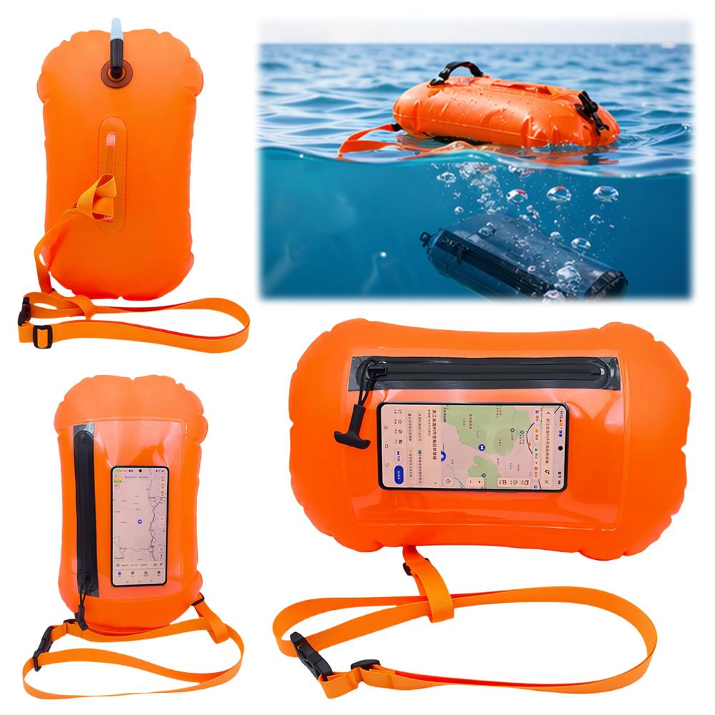 ถุงกันน้ำแบบใหม่สำหรับว่ายน้ำ  - Swim Buoy Open Water บทวิจารณ์และราคา